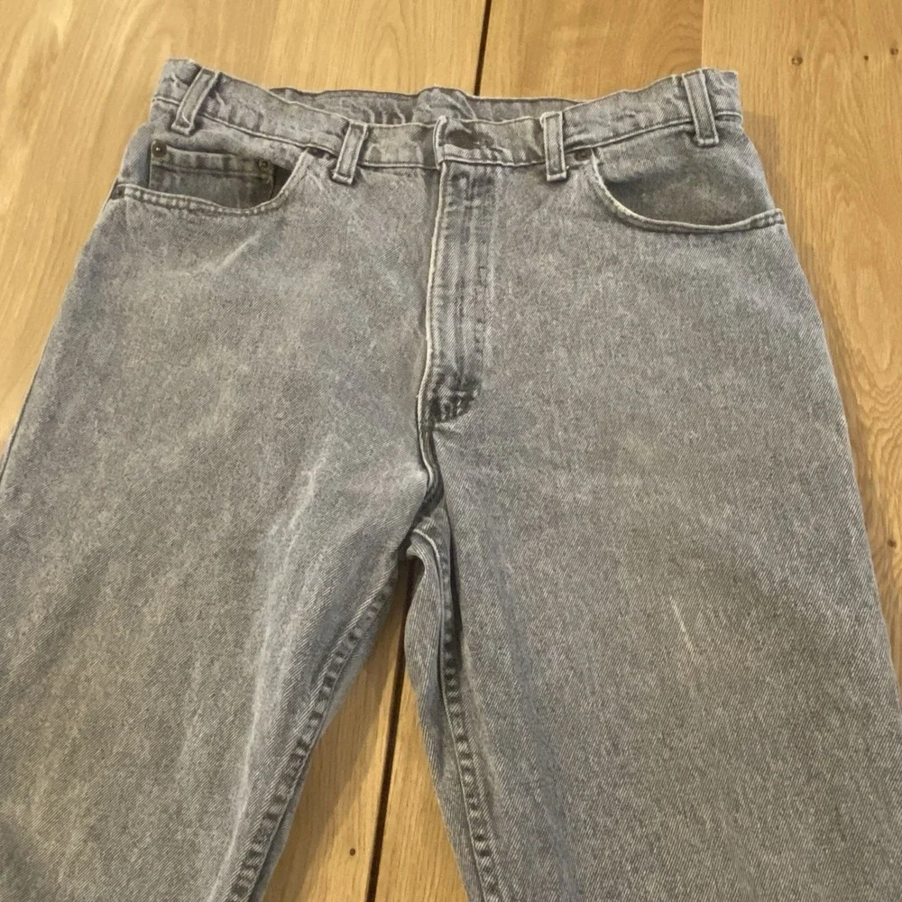 90's Vtg Levis 540 Jeans Mens Size 34 Black‎ Acid Stone Wash Denim USA